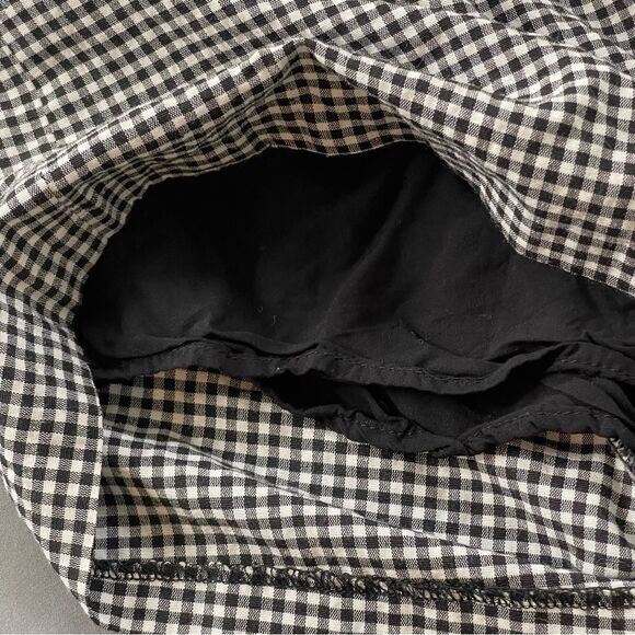 Tilly’s 2 piece matching short top set high wasted gingham tank size large - Picture 13 of 14